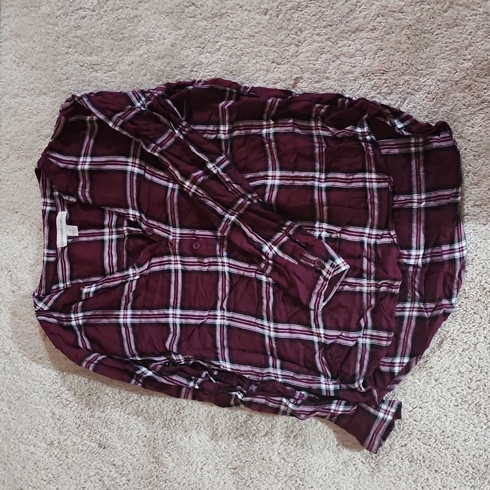 Alexander Jordan Size S Purple plaid tunic